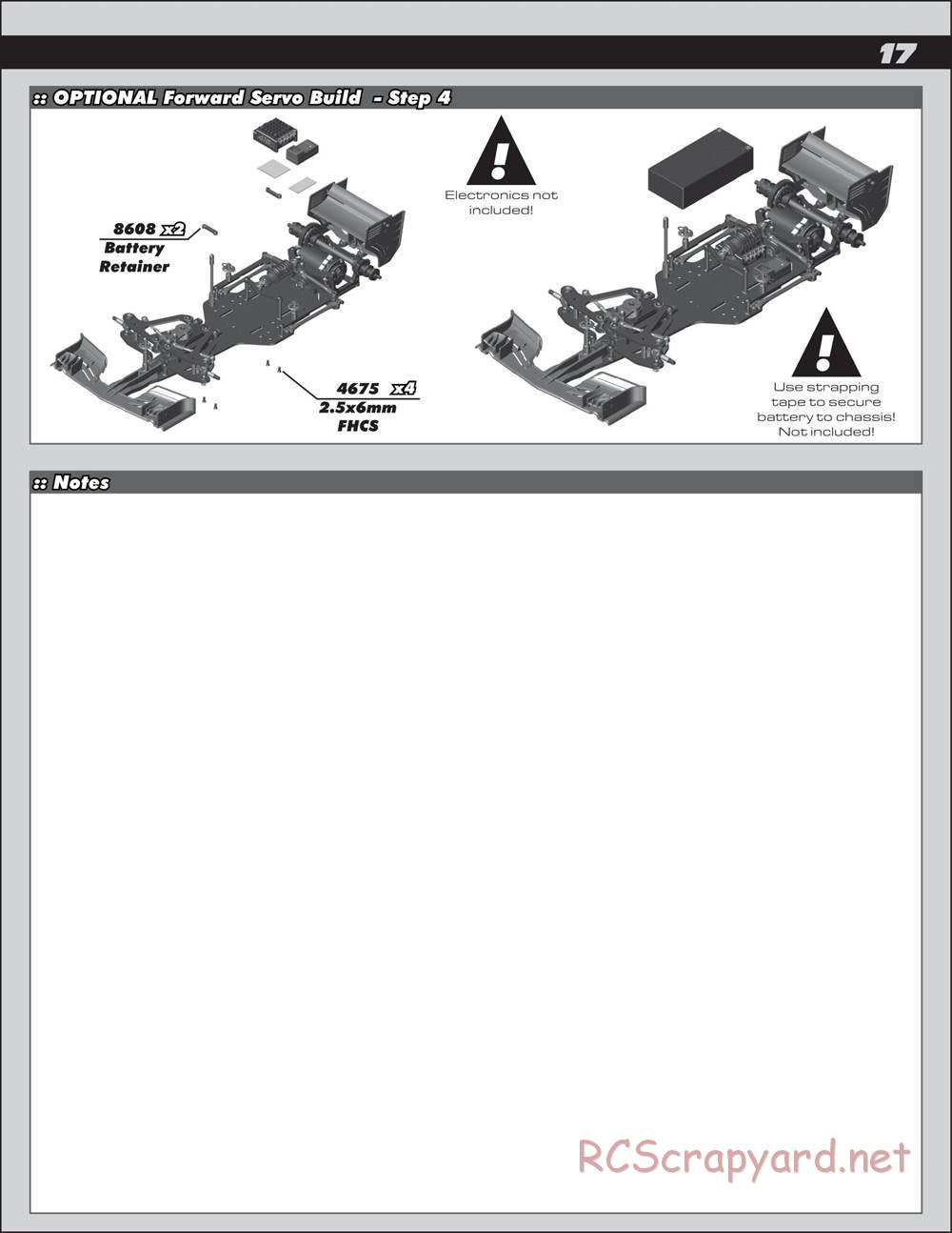 Team Associated - RC10 F6 Factory Team - Manual - Page 17