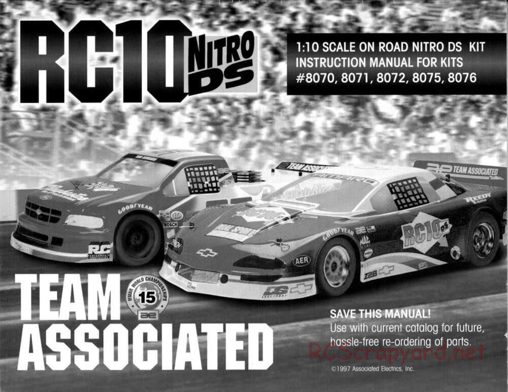 Team Associated - RC10-NDS - Manual - Page 1
