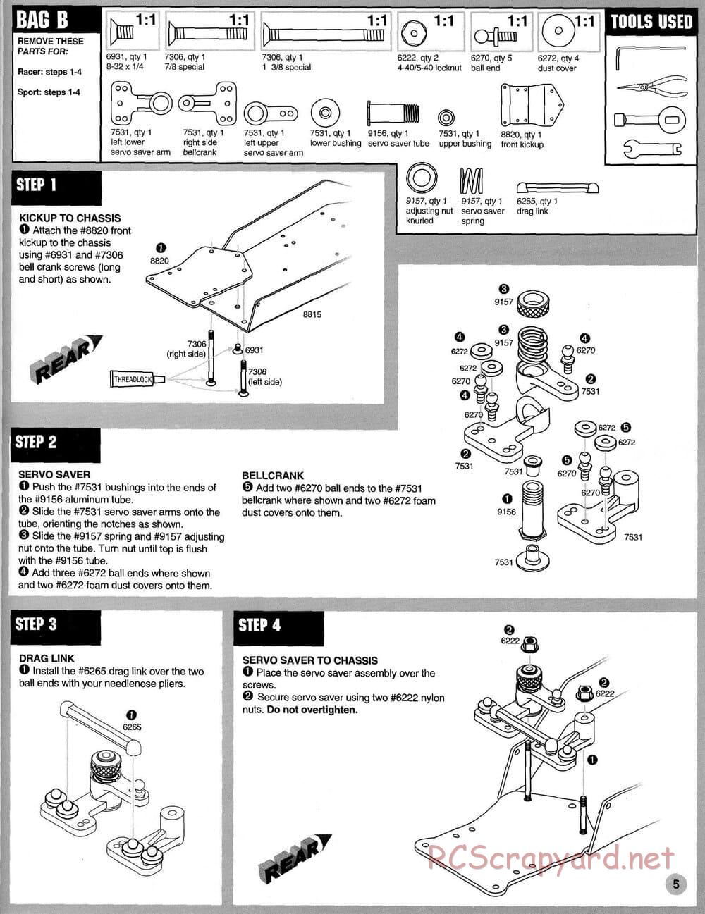 Team Associated - RC10-NDS - Manual - Page 5