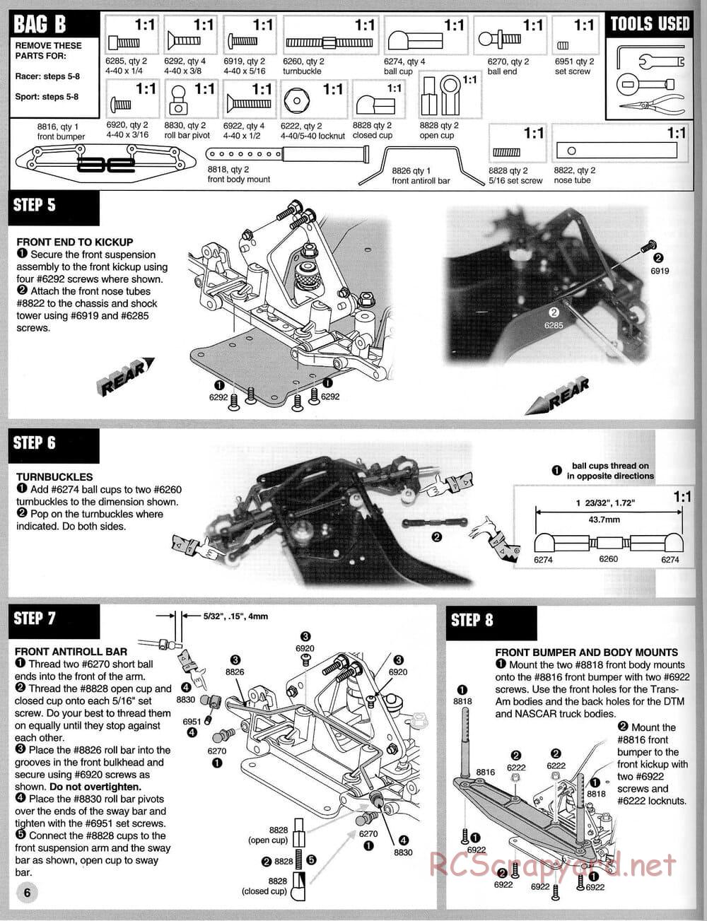 Team Associated - RC10-NDS - Manual - Page 6