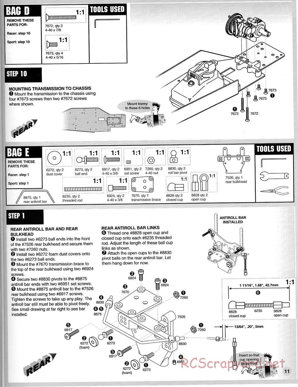 Team Associated - RC10-NDS - Manual - Page 11