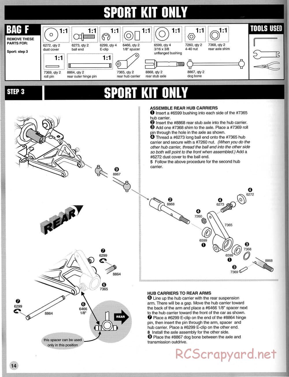 Team Associated - RC10-NDS - Manual - Page 14