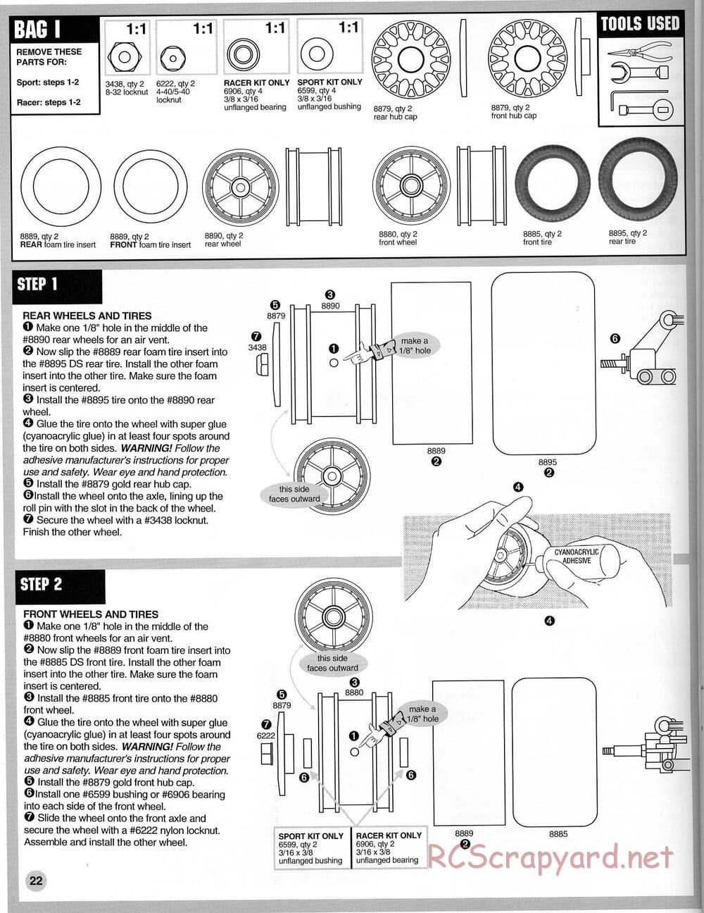 Team Associated - RC10-NDS - Manual - Page 22