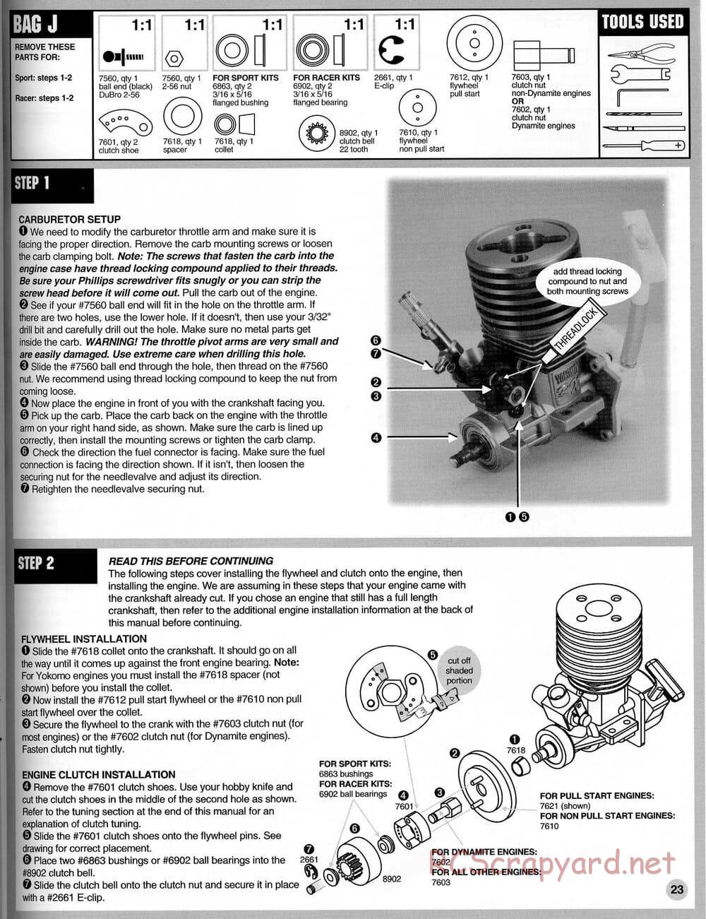 Team Associated - RC10-NDS - Manual - Page 23