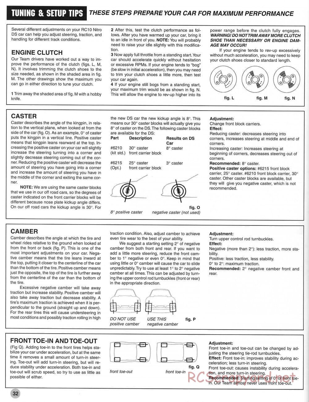 Team Associated - RC10-NDS - Manual - Page 32
