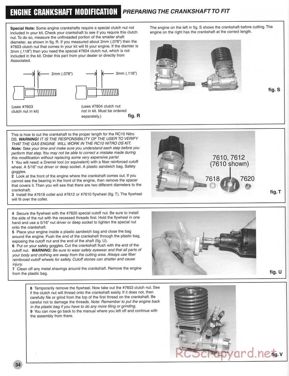 Team Associated - RC10-NDS - Manual - Page 34