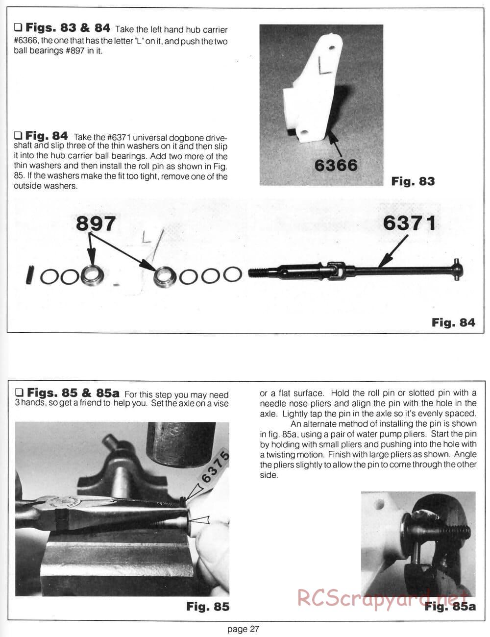 Team Associated - RC10 Team Car - Manual - Page 26