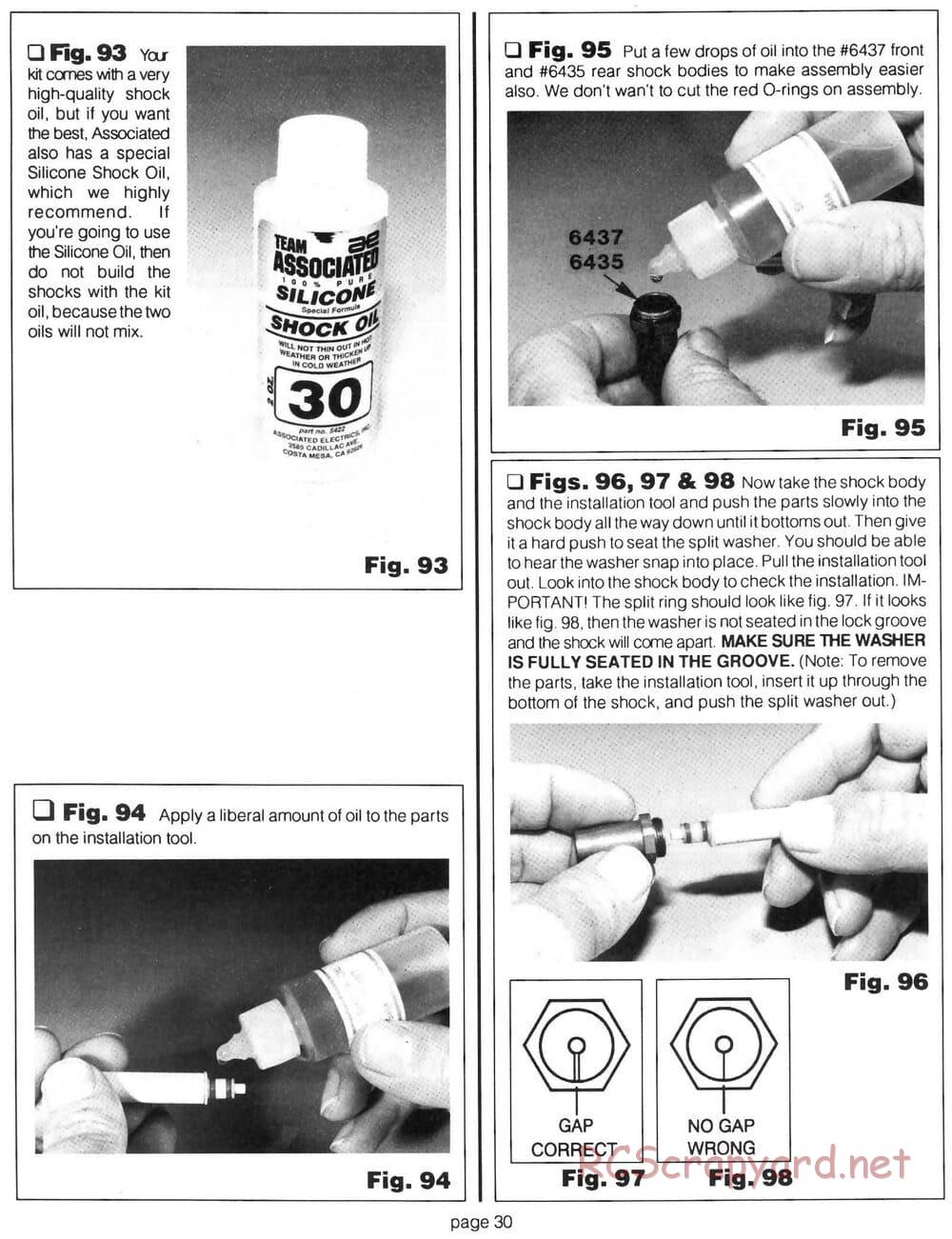 Team Associated - RC10 Team Car - Manual - Page 29