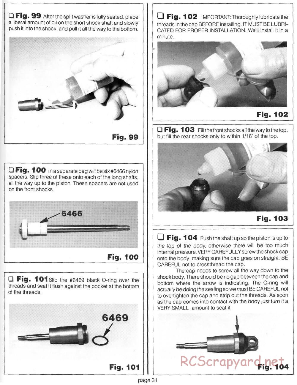 Team Associated - RC10 Team Car - Manual - Page 30