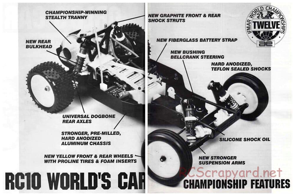 Team Associated - RC10 World's Car - 1994 - 6037 - Manual - Page 2