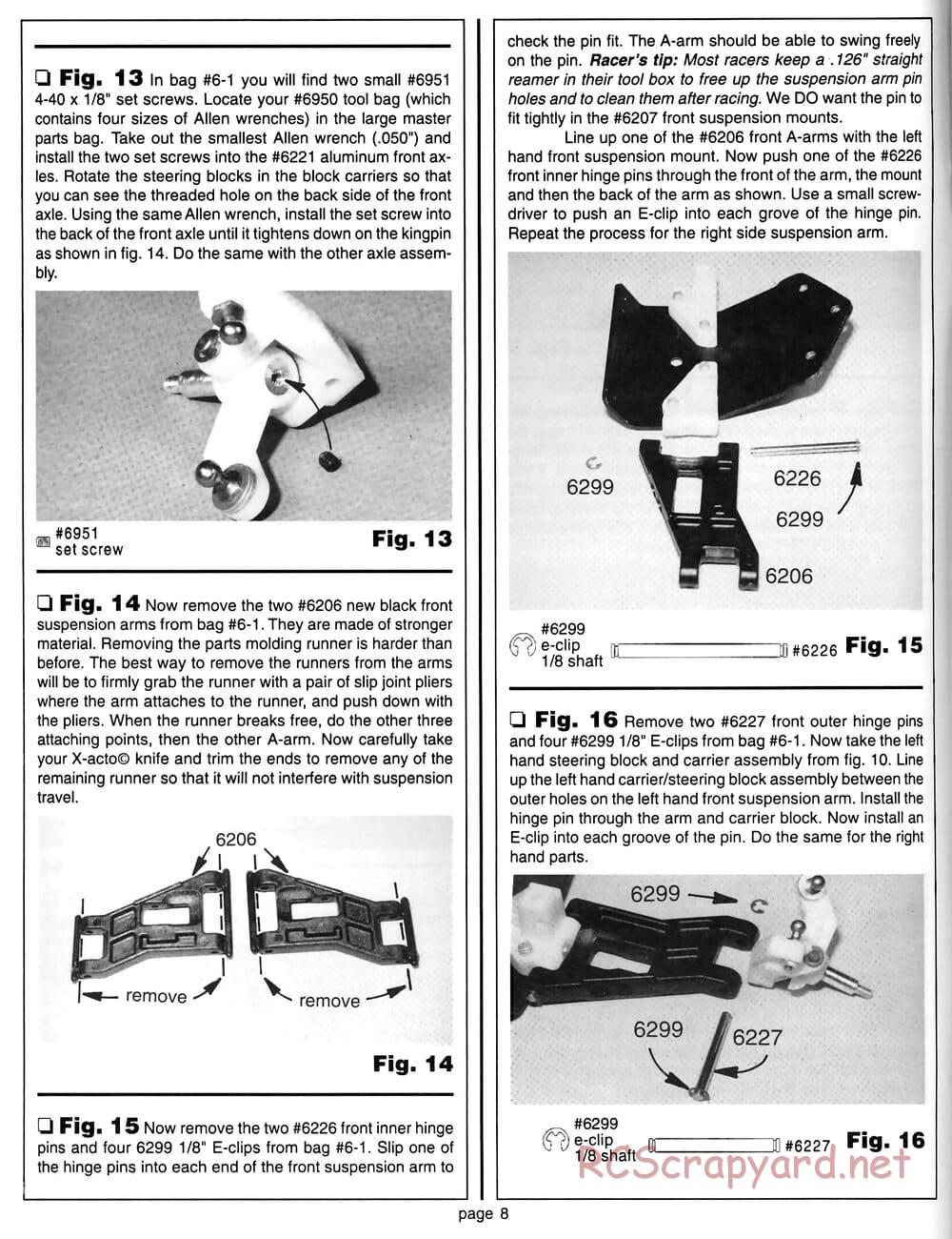 Team Associated - RC10 World's Car - 1994 - 6037 - Manual - Page 7