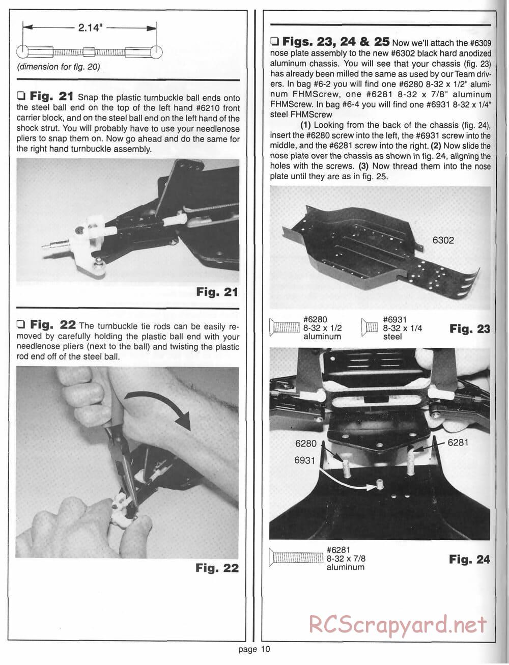 Team Associated - RC10 World's Car - 1994 - 6037 - Manual - Page 9