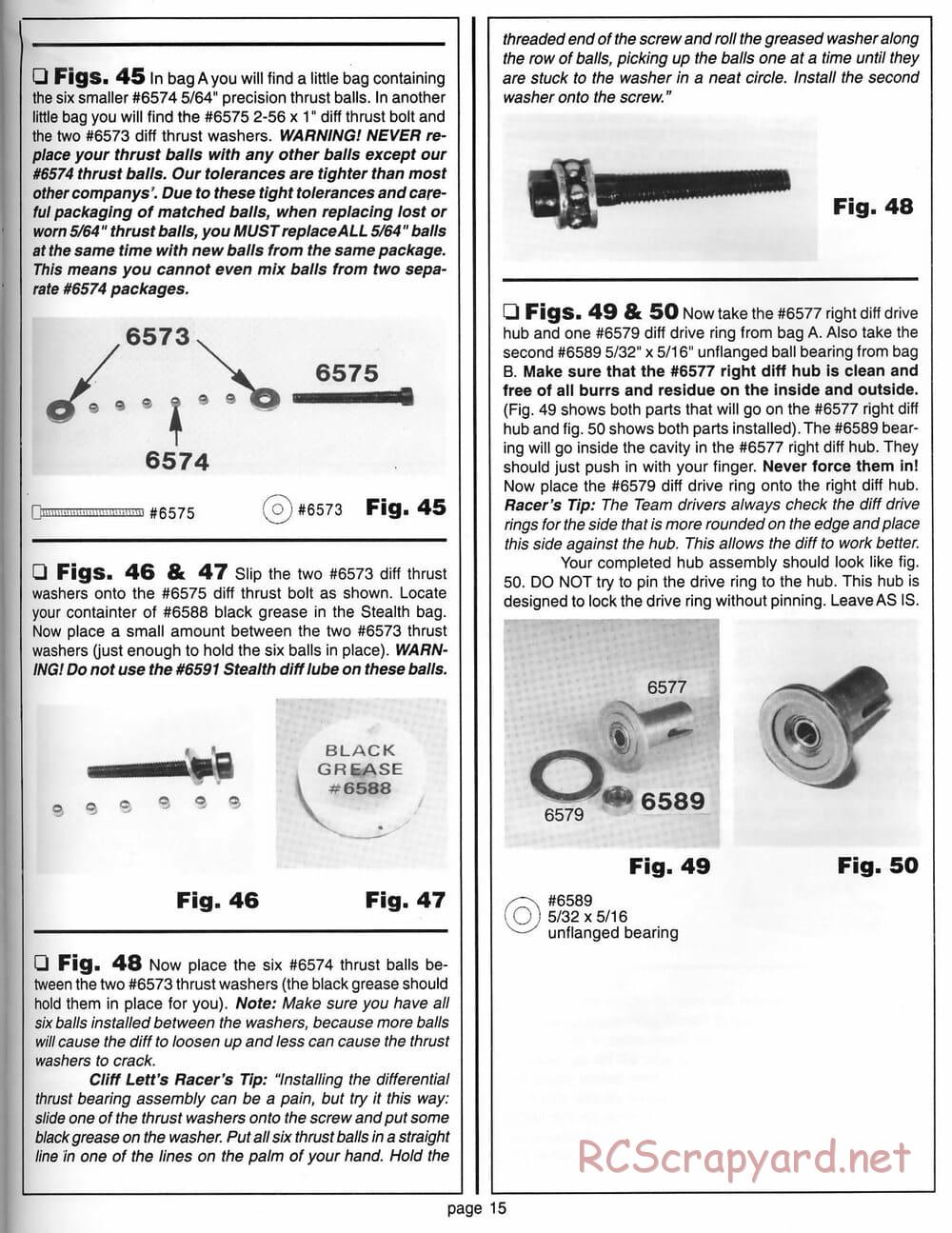 Team Associated - RC10 World's Car - 1994 - 6037 - Manual - Page 14
