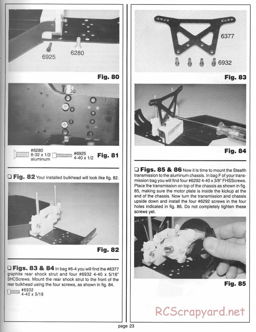 Team Associated - RC10 World's Car - 1994 - 6037 - Manual - Page 22