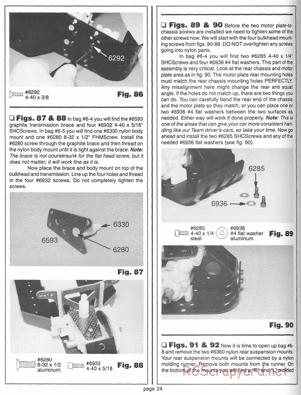 Team Associated - RC10 World's Car - 1994 - 6037 - Manual - Page 23