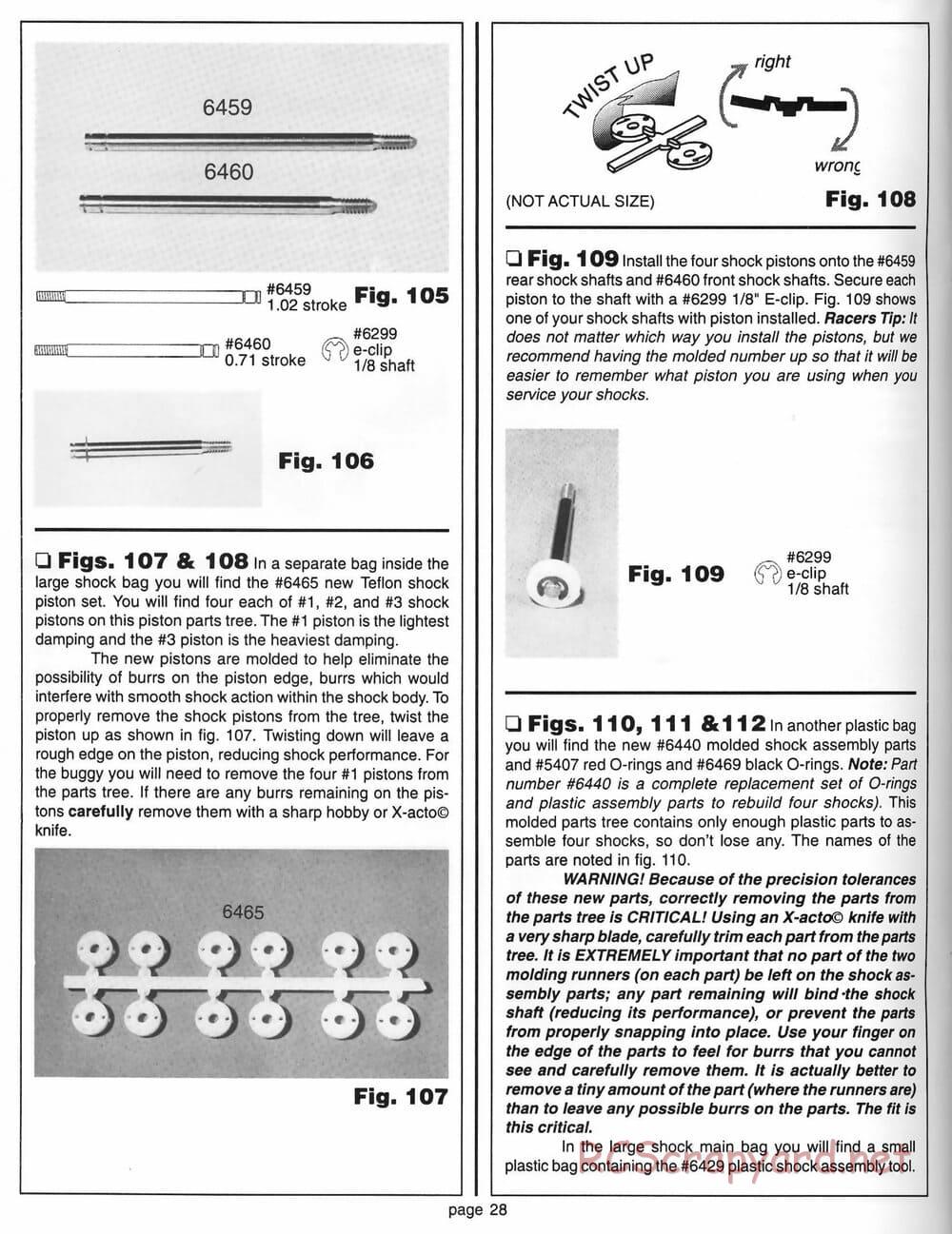 Team Associated - RC10 World's Car - 1994 - 6037 - Manual - Page 27