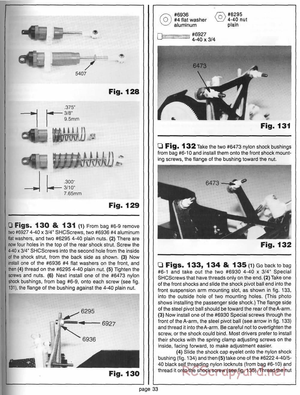 Team Associated - RC10 World's Car - 1994 - 6037 - Manual - Page 32