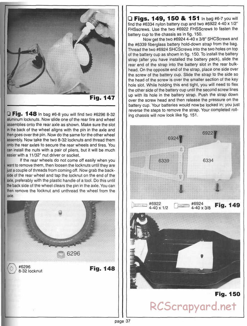 Team Associated - RC10 World's Car - 1994 - 6037 - Manual - Page 36