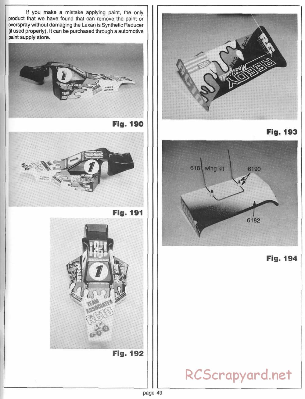 Team Associated - RC10 World's Car - 1994 - 6037 - Manual - Page 47