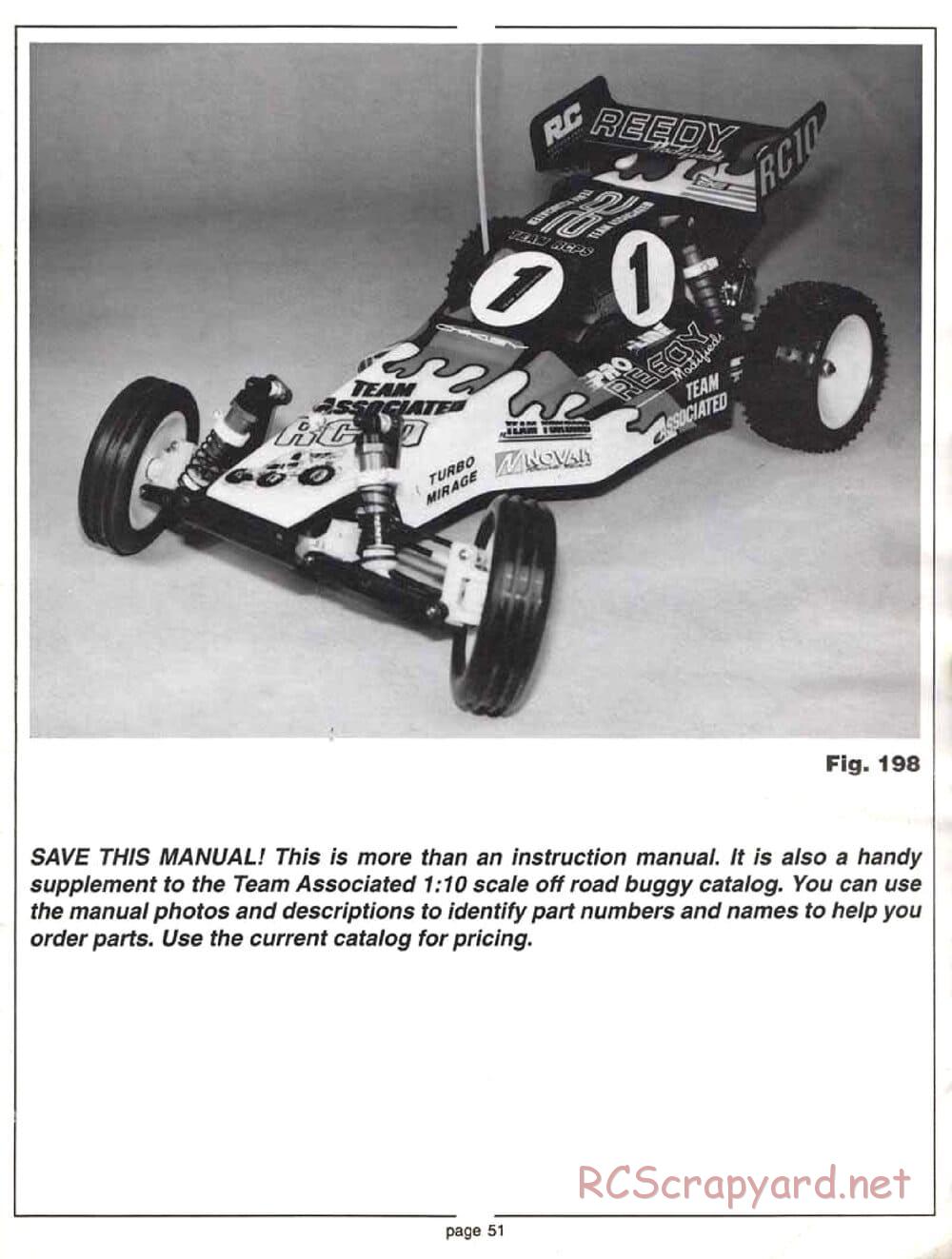 Team Associated - RC10 World's Car - 1994 - 6037 - Manual - Page 49
