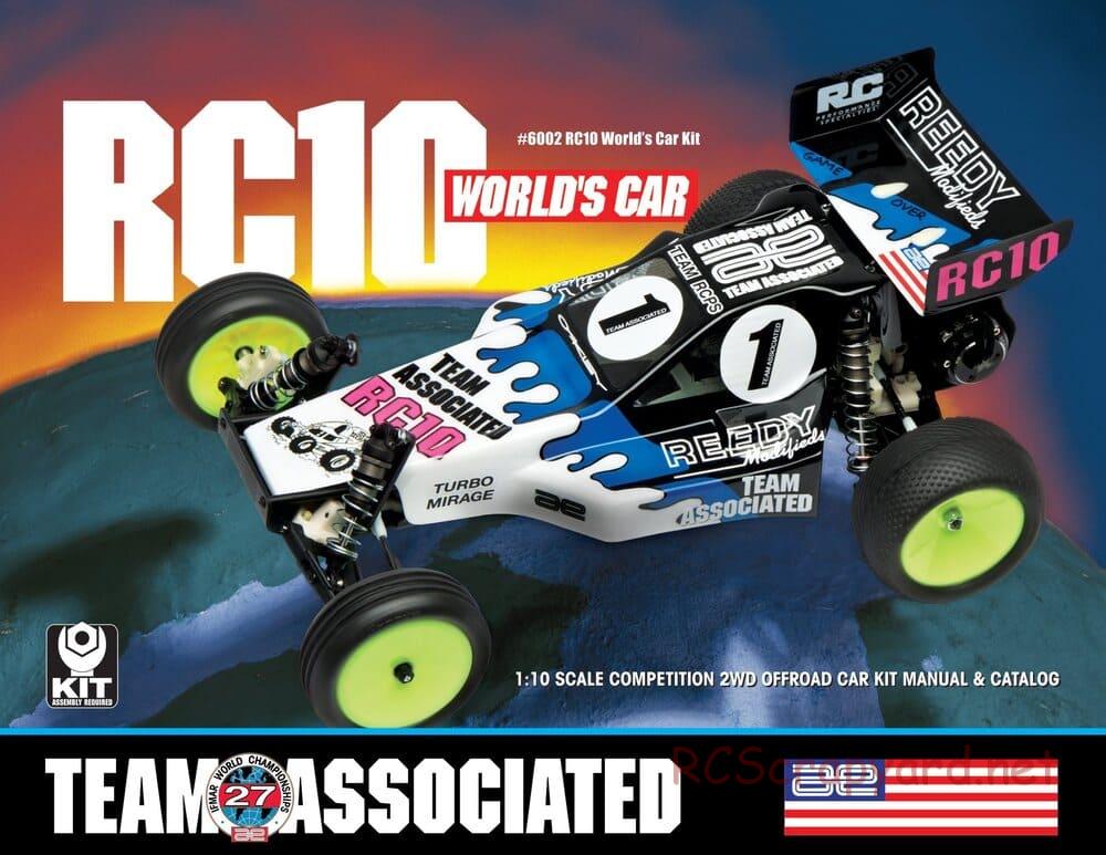 Team Associated - RC10 World's Car - Manual - Page 1
