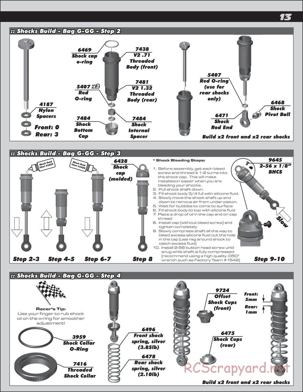 Team Associated - RC10 World's Car - Manual - Page 13