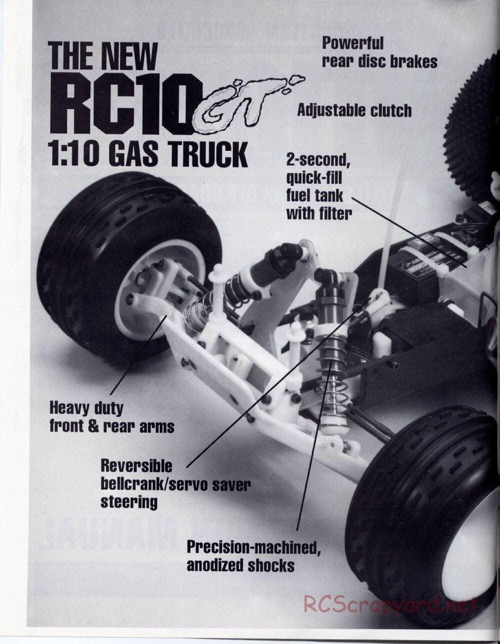 Team Associated - RC10GT (1993) - Manual - Page 2