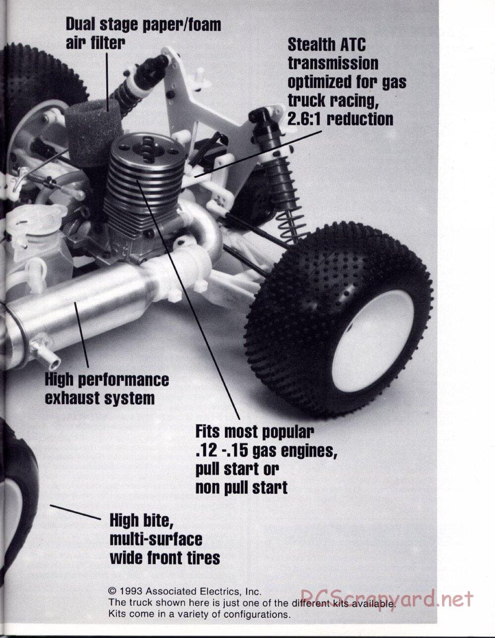 Team Associated - RC10GT (1993) - Manual - Page 3