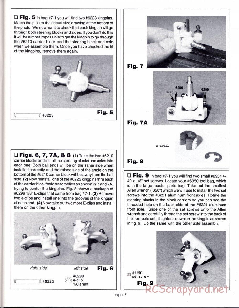 Team Associated - RC10GT (1993) - Manual - Page 7