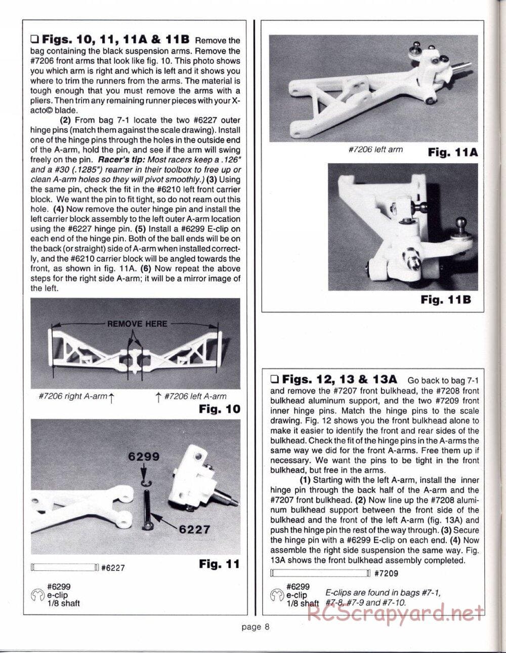 Team Associated - RC10GT (1993) - Manual - Page 8