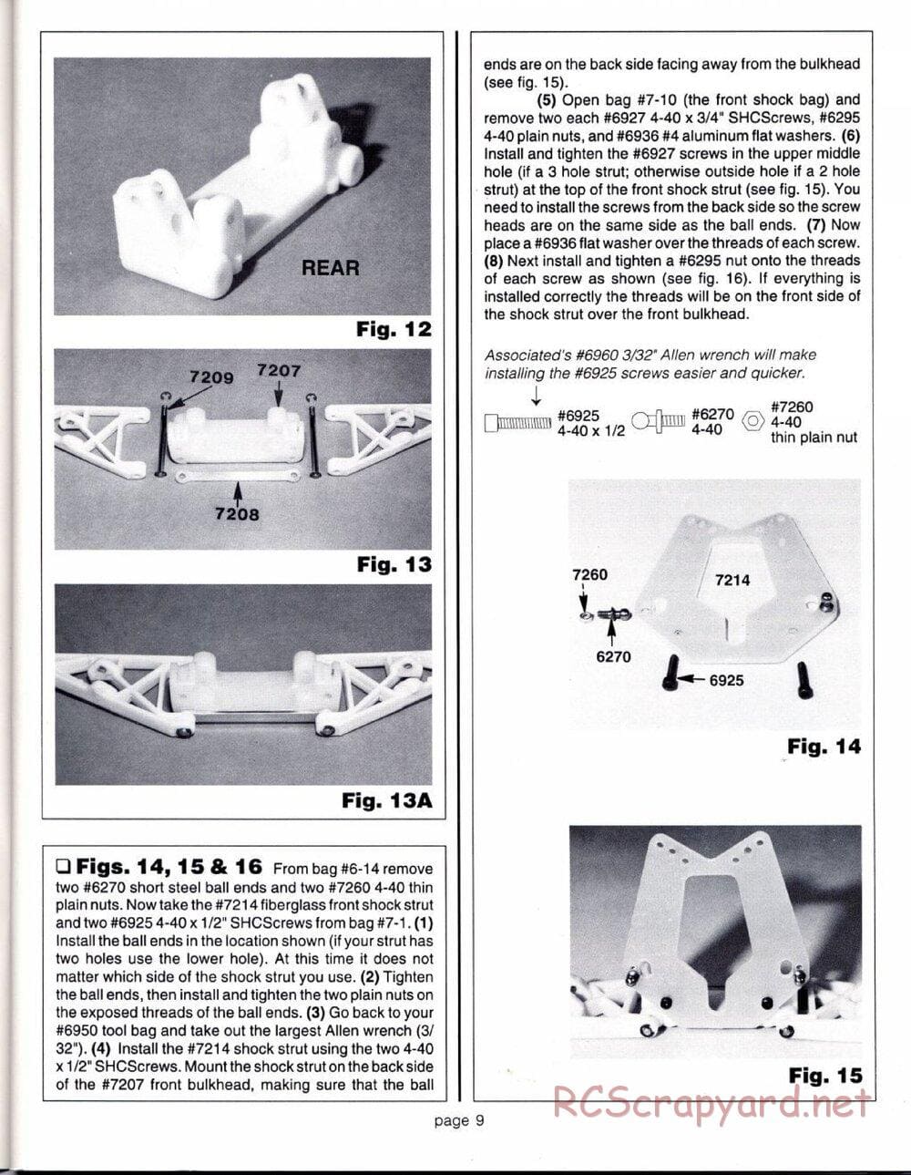 Team Associated - RC10GT (1993) - Manual - Page 9