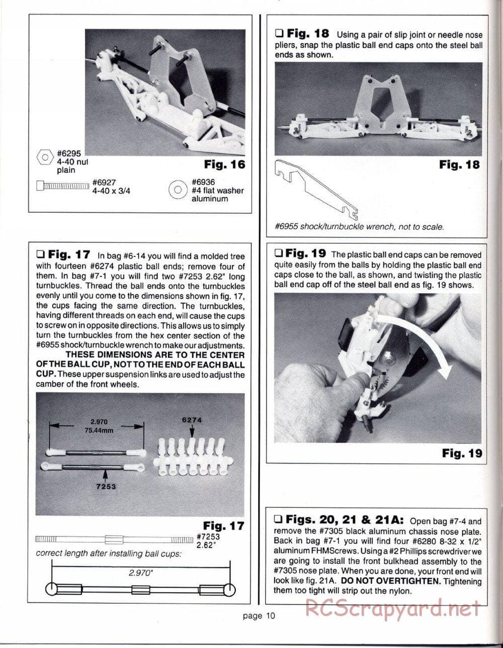 Team Associated - RC10GT (1993) - Manual - Page 10