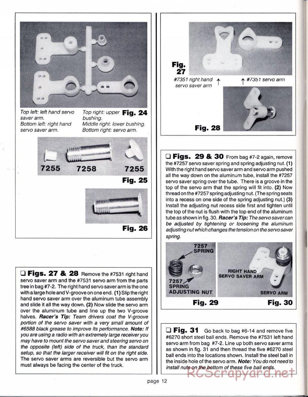 Team Associated - RC10GT (1993) - Manual - Page 12