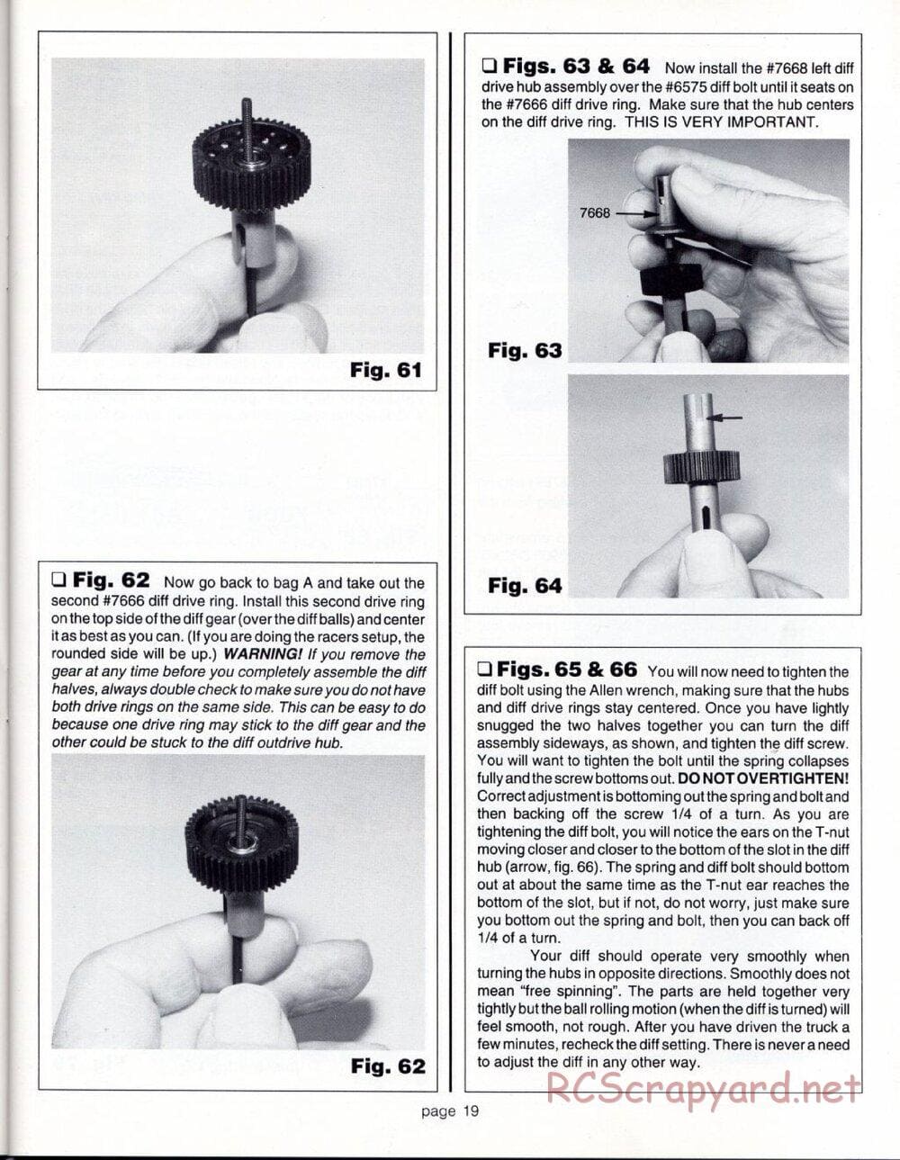 Team Associated - RC10GT (1993) - Manual - Page 19