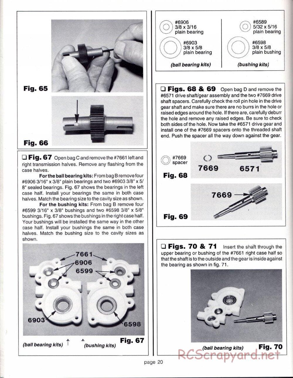 Team Associated - RC10GT (1993) - Manual - Page 20