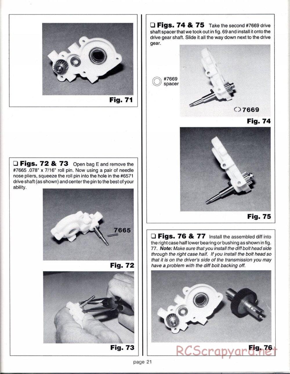 Team Associated - RC10GT (1993) - Manual - Page 21