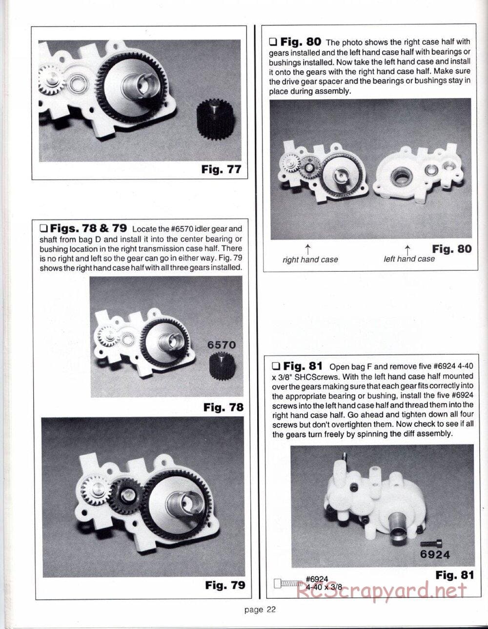 Team Associated - RC10GT (1993) - Manual - Page 22