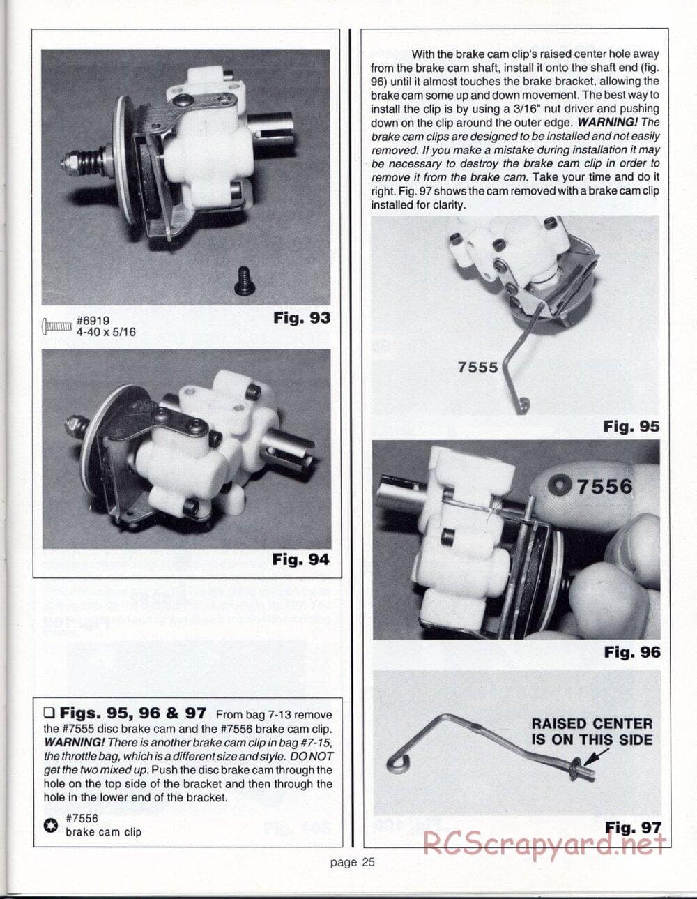 Team Associated - RC10GT (1993) - Manual - Page 25