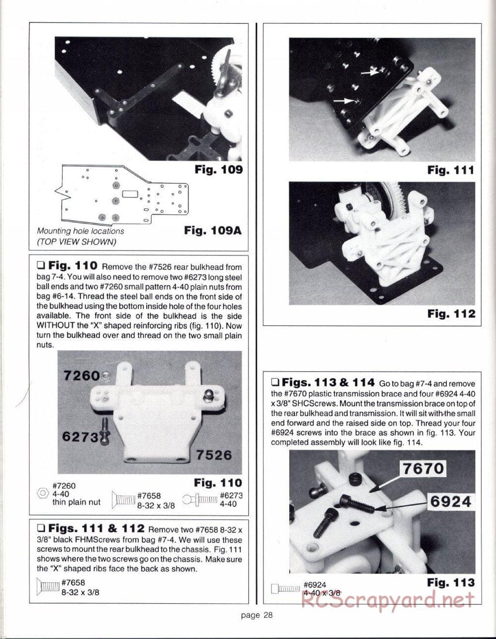 Team Associated - RC10GT (1993) - Manual - Page 28