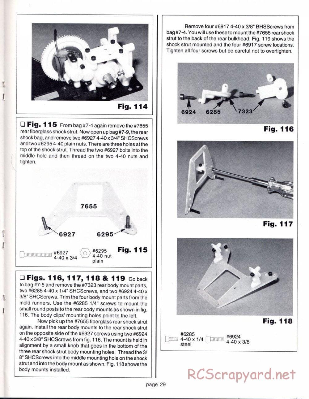 Team Associated - RC10GT (1993) - Manual - Page 29