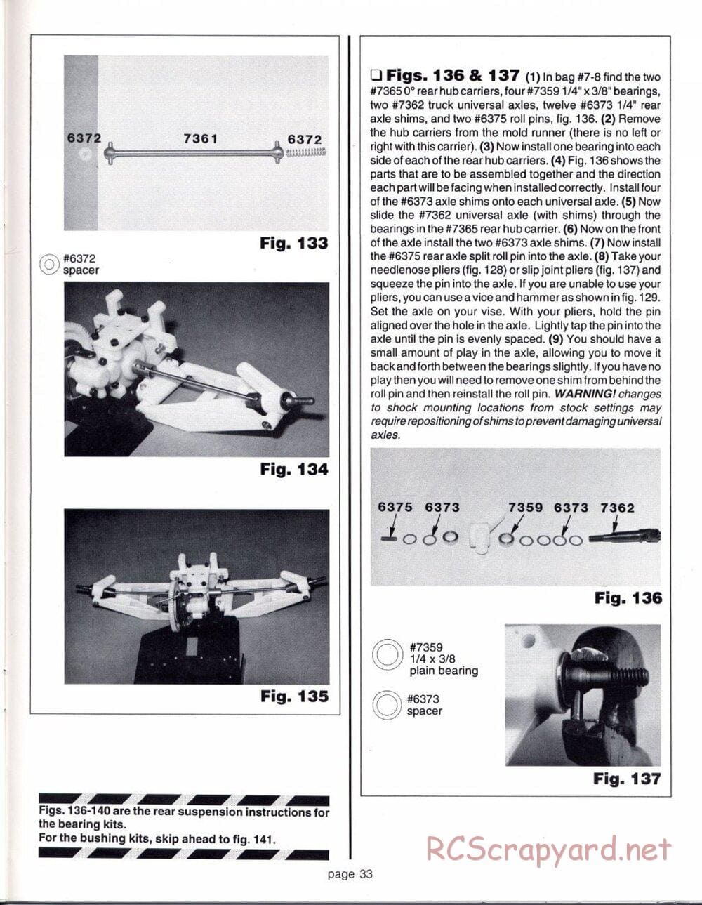 Team Associated - RC10GT (1993) - Manual - Page 33