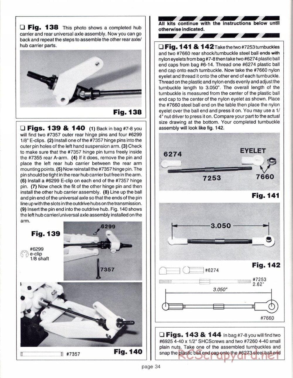 Team Associated - RC10GT (1993) - Manual - Page 34