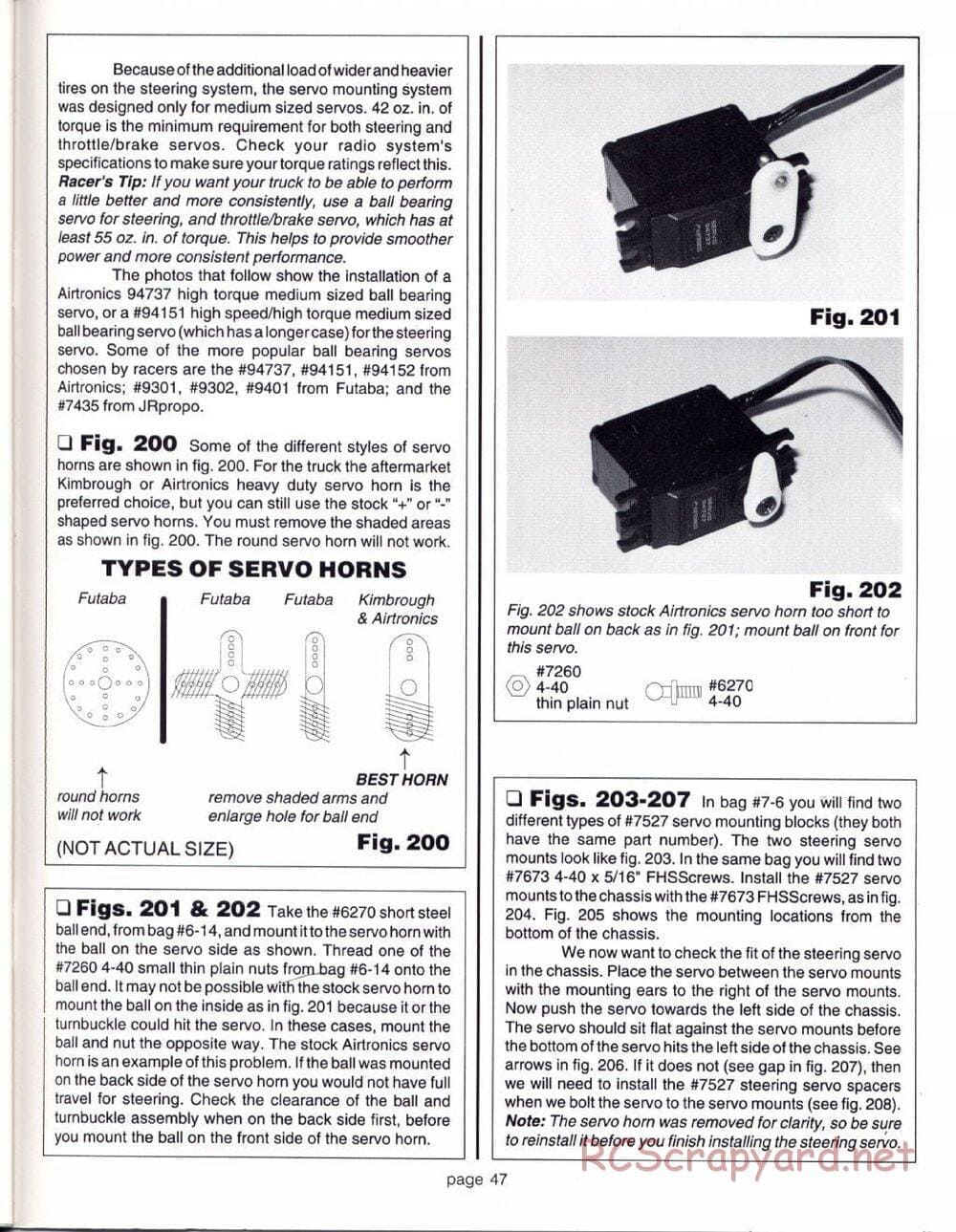 Team Associated - RC10GT (1993) - Manual - Page 47