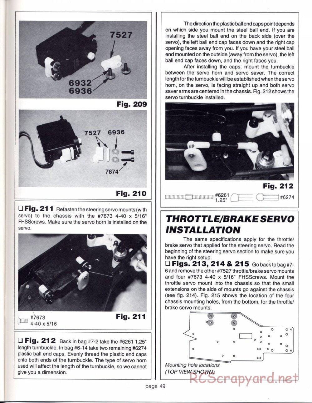 Team Associated - RC10GT (1993) - Manual - Page 49