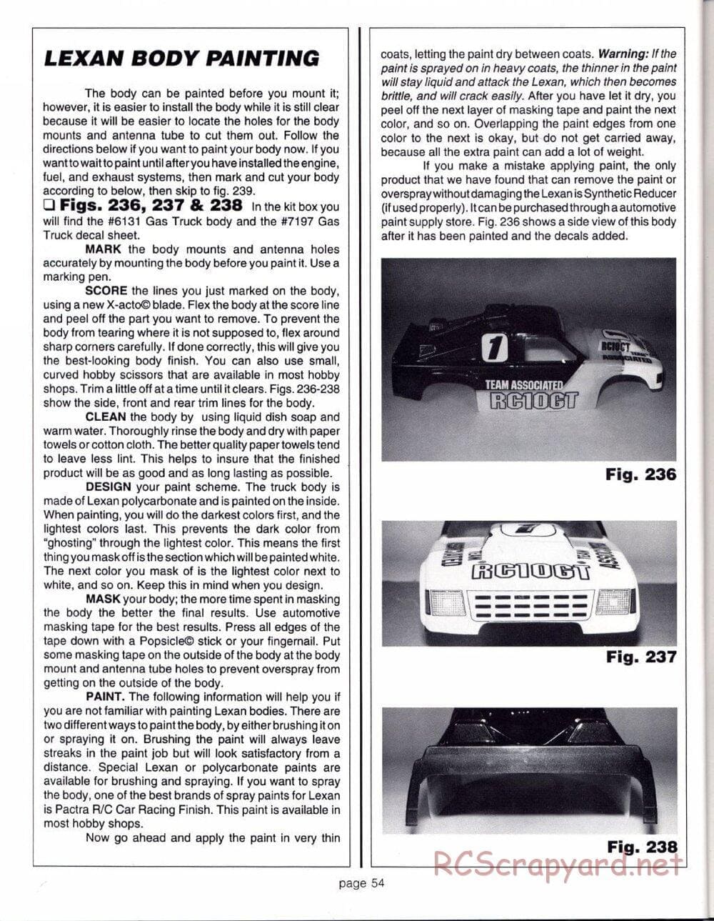 Team Associated - RC10GT (1993) - Manual - Page 54