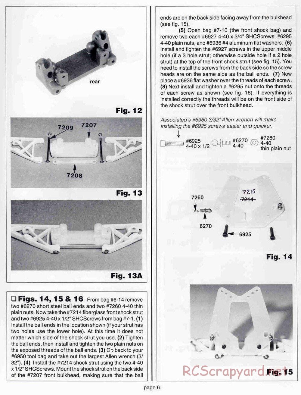 Team Associated - RC10GT (1999) - Manual - Page 6