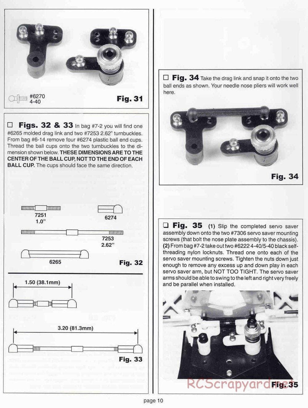 Team Associated - RC10GT (1999) - Manual - Page 10