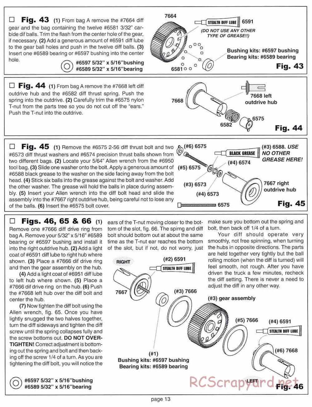 Team Associated - RC10GT (1999) - Manual - Page 13