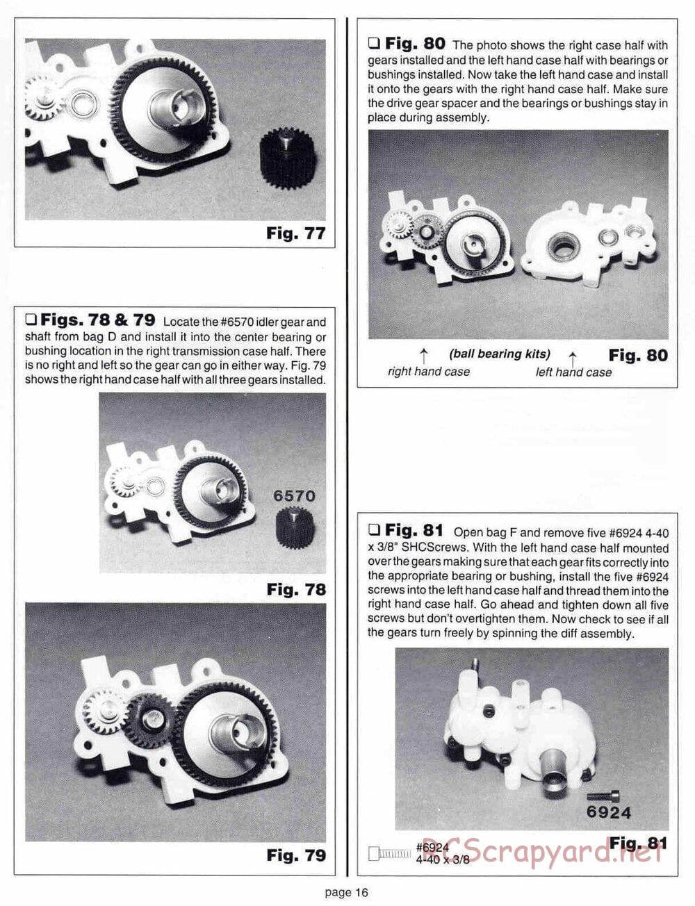Team Associated - RC10GT (1999) - Manual - Page 16