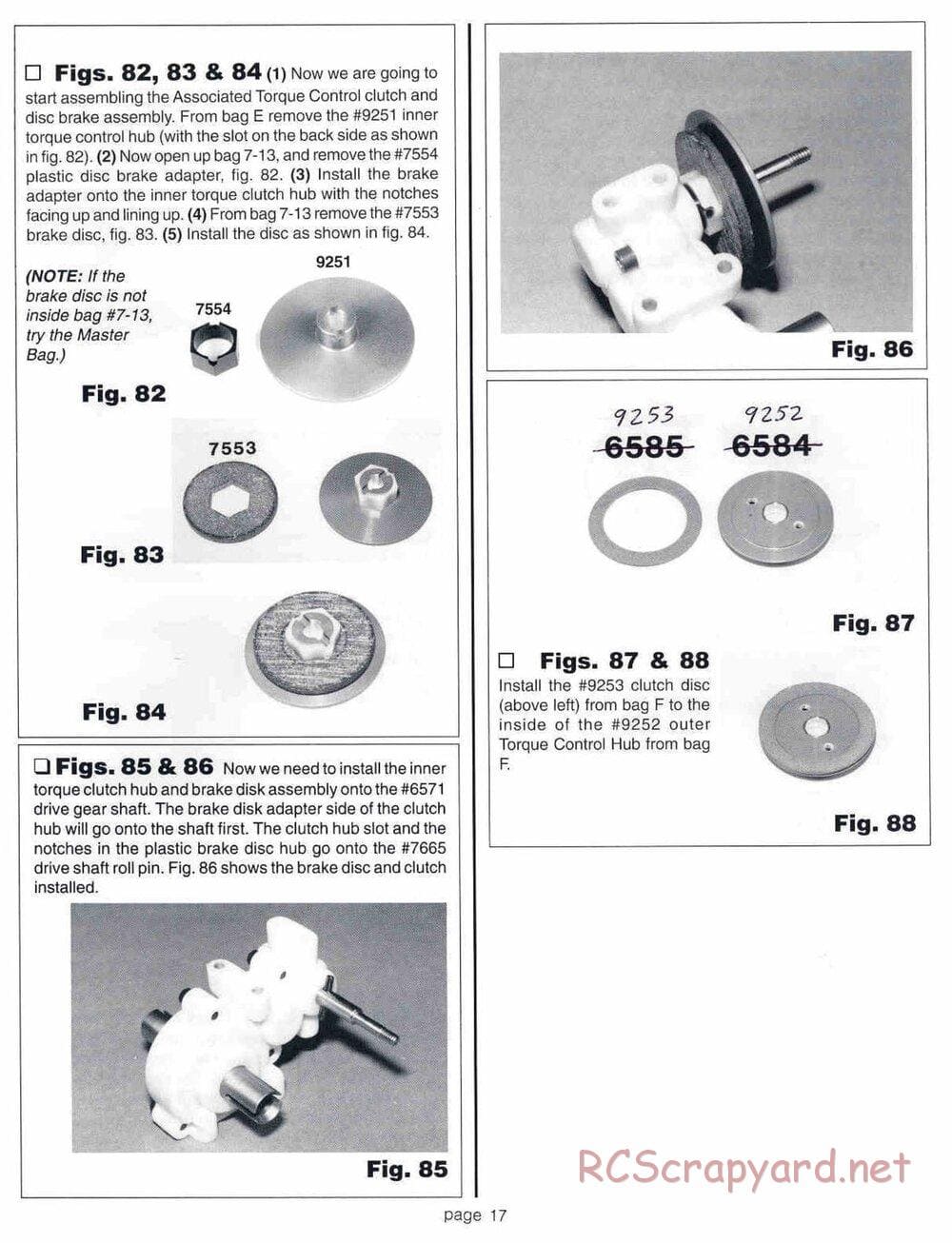 Team Associated - RC10GT (1999) - Manual - Page 17